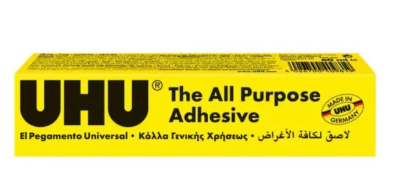 UHU All Purpose Adhesive Tube, 60 ml, Transparent