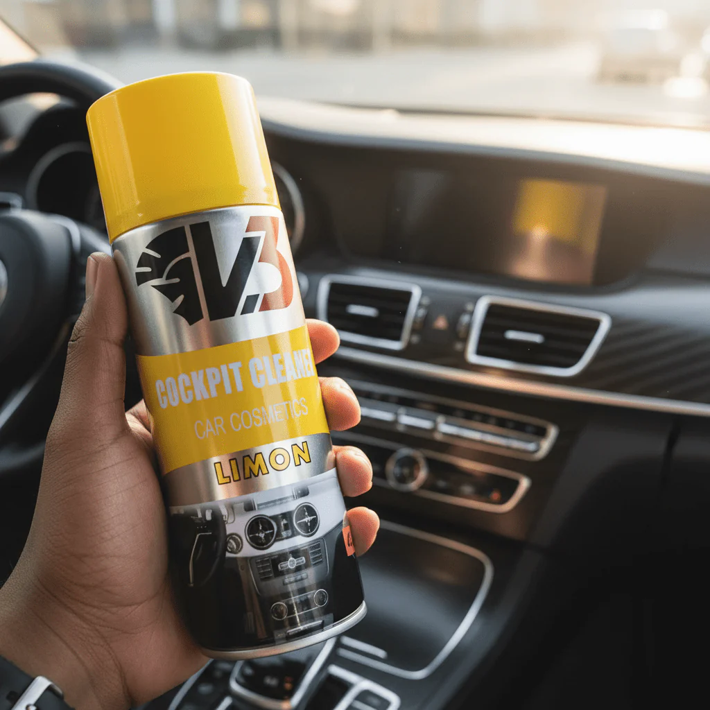 V3 Cocokpit Cleaner Car Cosmetics Limon-450ml - Image 2