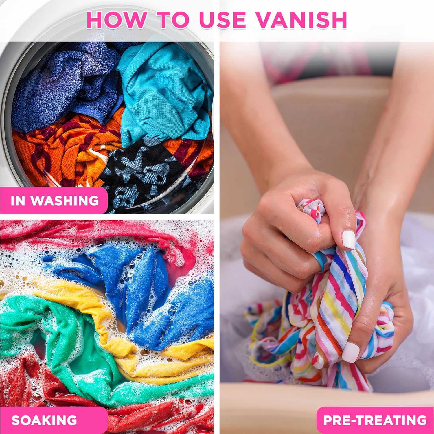 Vanish Gold Oxi Action Fabric Stain Remover Powder 1Kg - Image 4