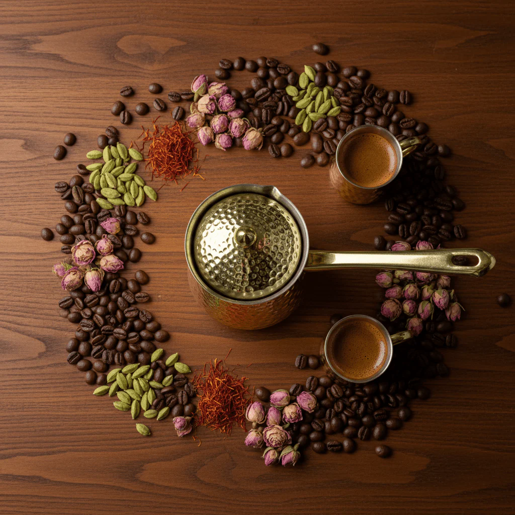 Velvet Golden Hammered Stainless Steel Arabic Coffee Warmer — 600ml - Image 3