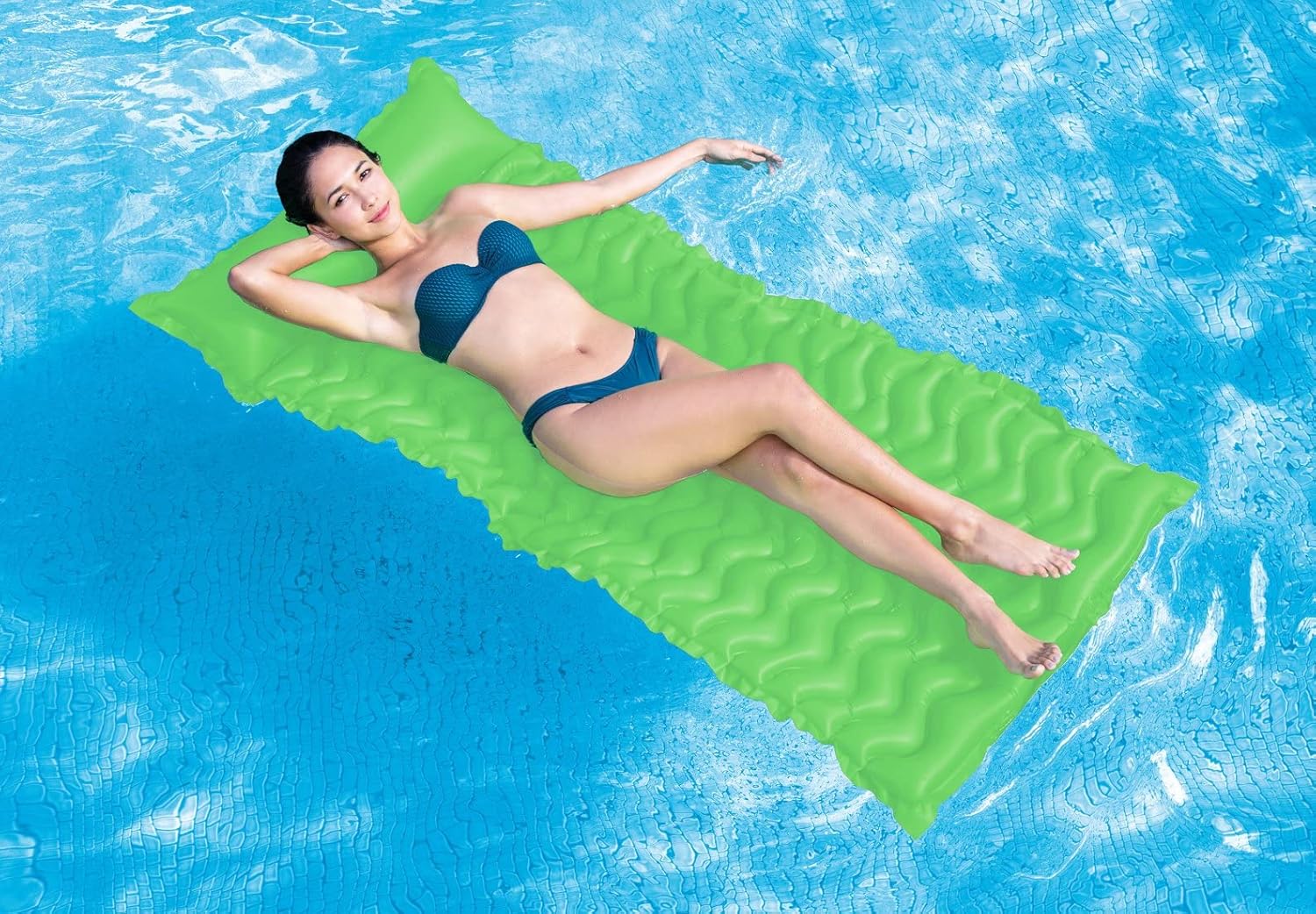 Intex Inflatable Pool Mattress 229×86 cm – Colour May Vary - Image 2