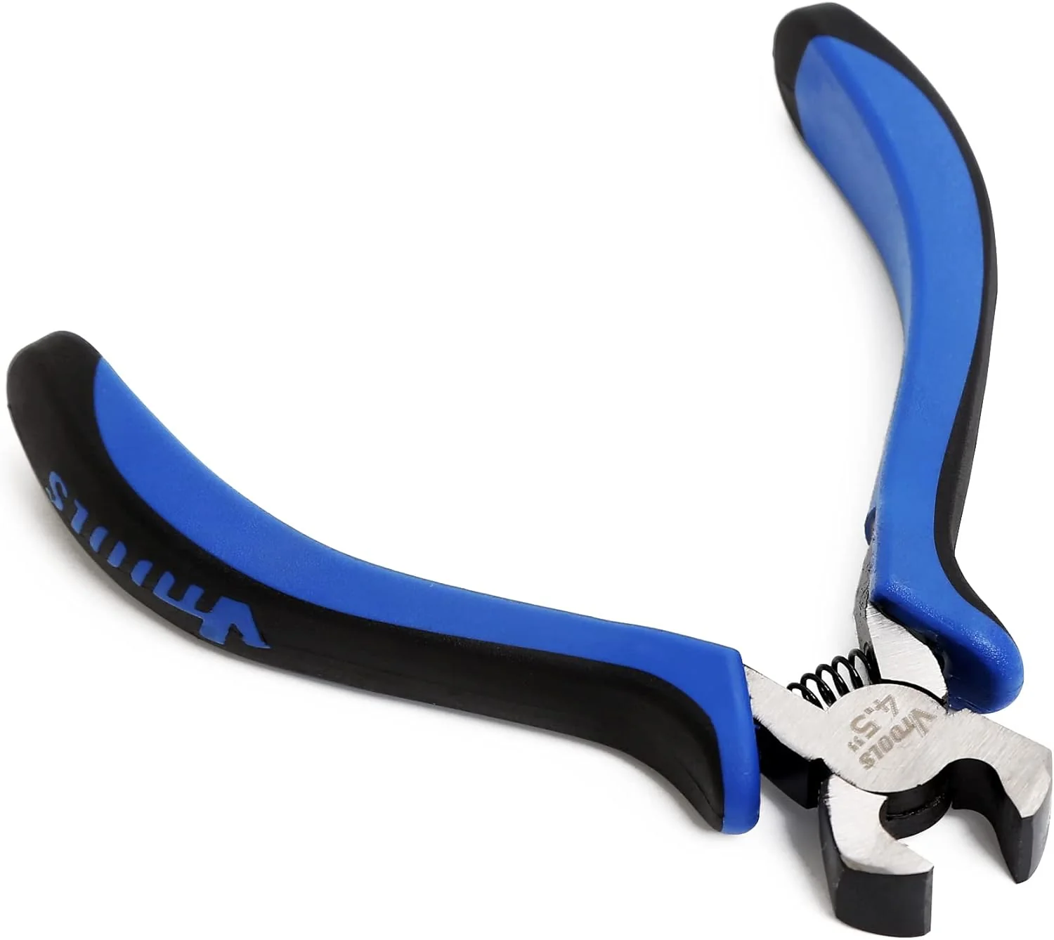 Vtools 4.5 Inch Mini End Cutting Plier, Spring Loaded Nippers, Suitable for Jewelry Making, Pull Nails Brads, 1 Pack, VT2146