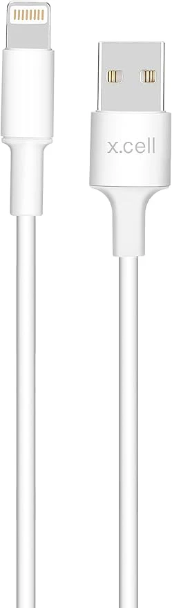X.CELL USB to Lightning 2 meter Braided Cable,20 Watt, White, XL-CB-AL1.5-WHI