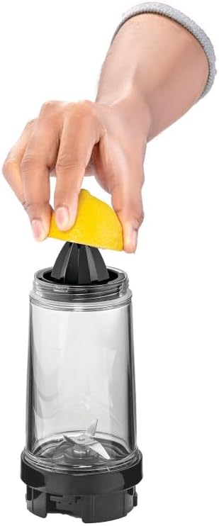 BLACK+DECKER 300W 16 Piece 4-in-1 Personal Compact Sports Blender/Smoothie Maker with Citrus Juicer & Grinder Mill SBX300BCG-B5 - Image 3