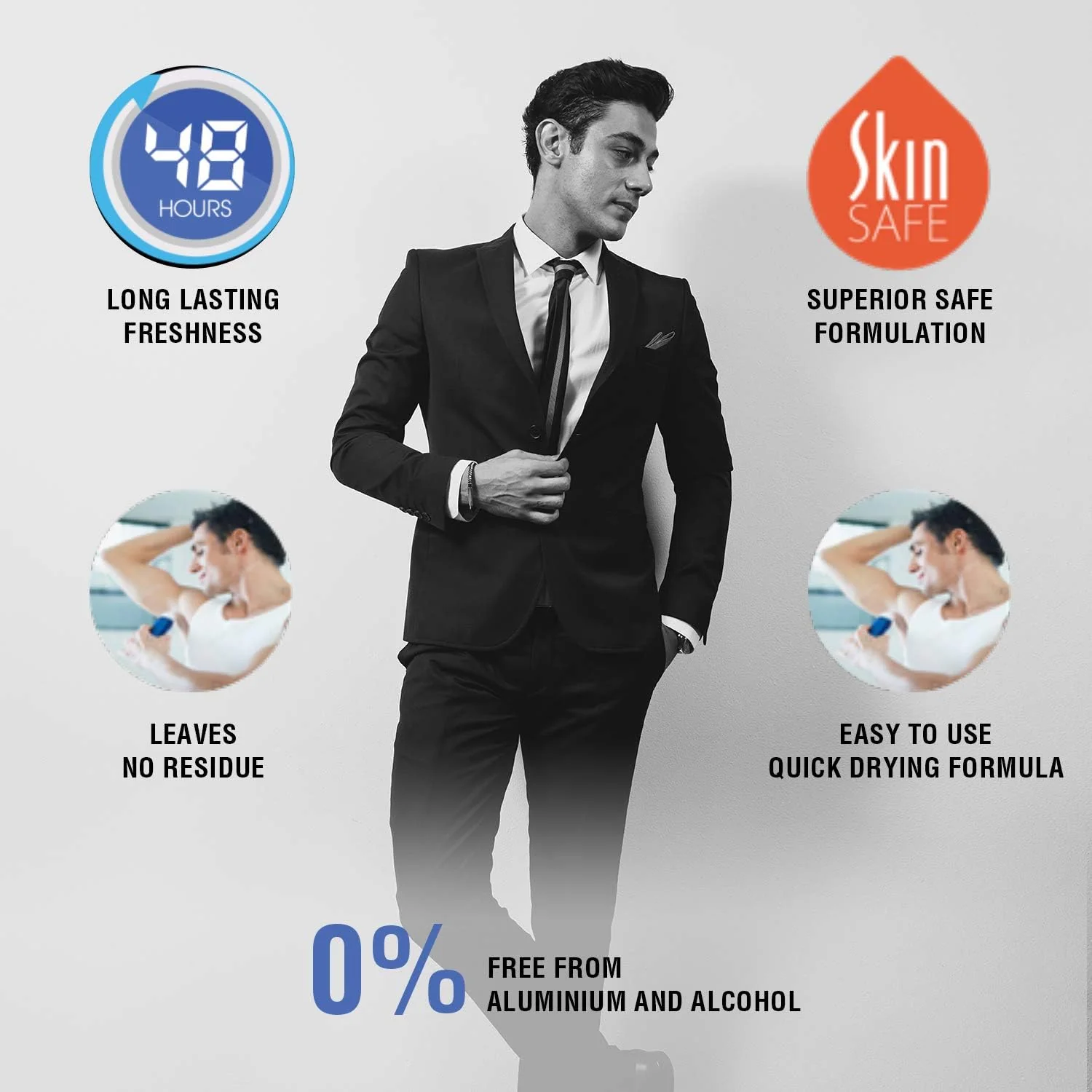 Yardley London Gentleman Classic Deodorant Roll On Effective Underarm Shield With Day-long Perspiration Regulator-50ML - Image 4