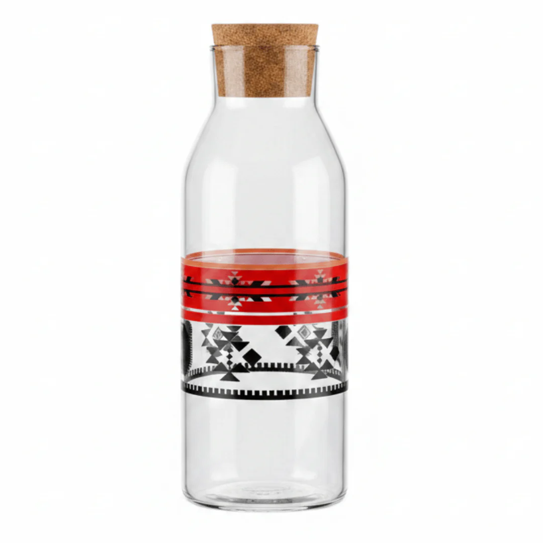 Yuniverse Glass Bottle with Cork Stopper — 1100ml