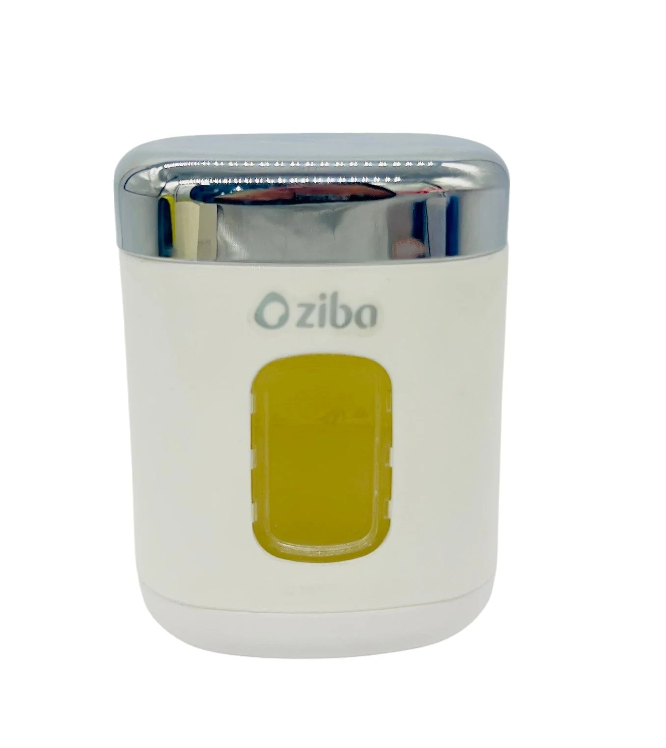 ZIBA Canister Jar 750ml, White/Silver