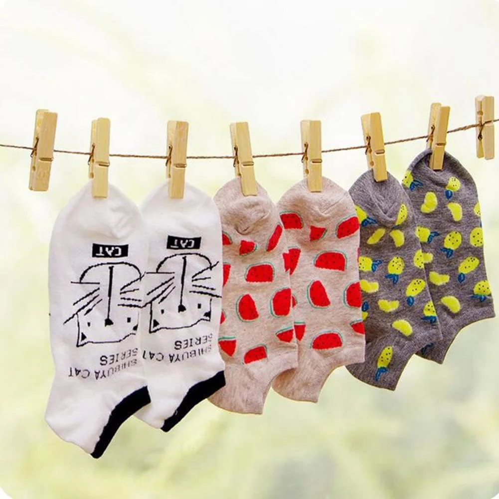 Ziranlin Wooden Cloth Clips (48-Piece Set) - Image 3